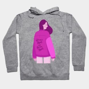 'Women's Rights are Human Rights' Women's Achievement Hoodie